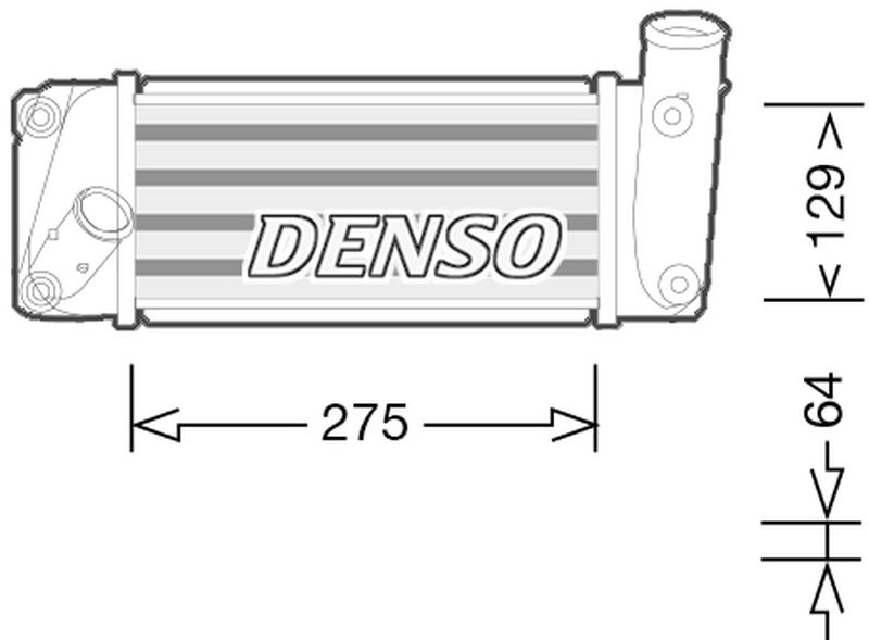 Denso Charge Air Intercooler DIT50009